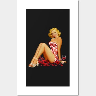 Pin Up - Blonde Posters and Art